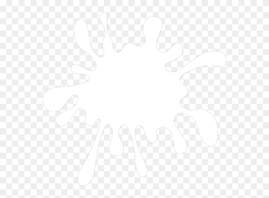 White Splat Clipart