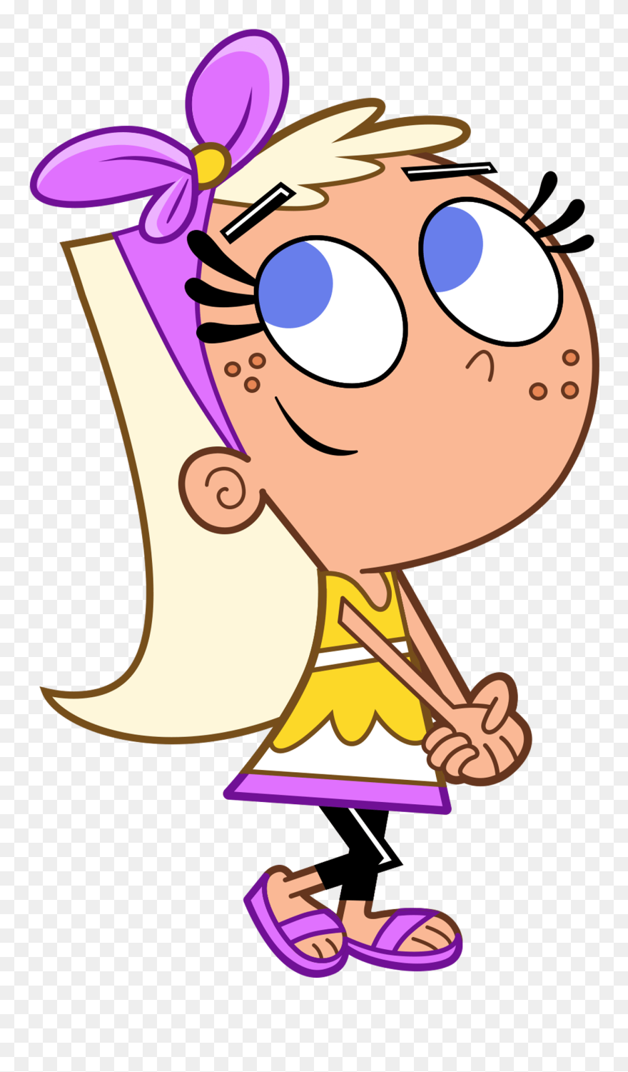 The Fairly Oddparents Character Chloe Daydreaming - Cosmo Und Wanda Chloe Clipart