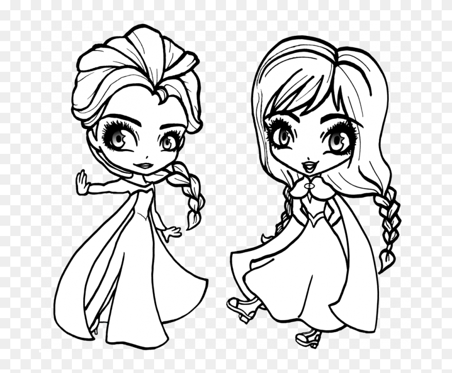 Coloring - Baby Frozen Coloring Pages Clipart