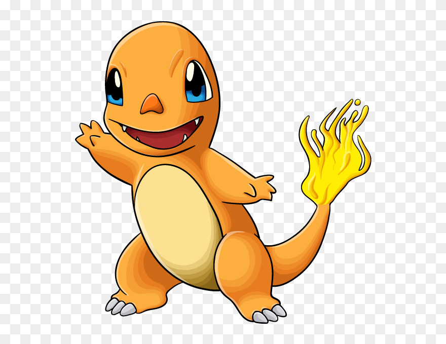 Elsa Clipart Fun2draw - Charmander Pokemon Easy Drawing - Png Download