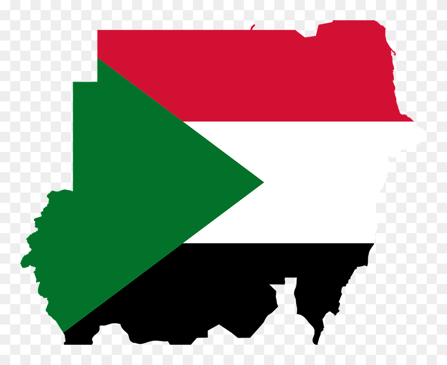 Women At The Forefront Of Sudan’s Uprising - Sudan Map Flag Png Clipart