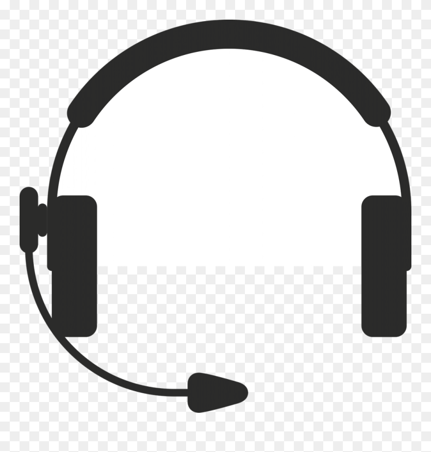 Compact Headset For Online Esl Teachers - Call Center Headphones Vector Clipart