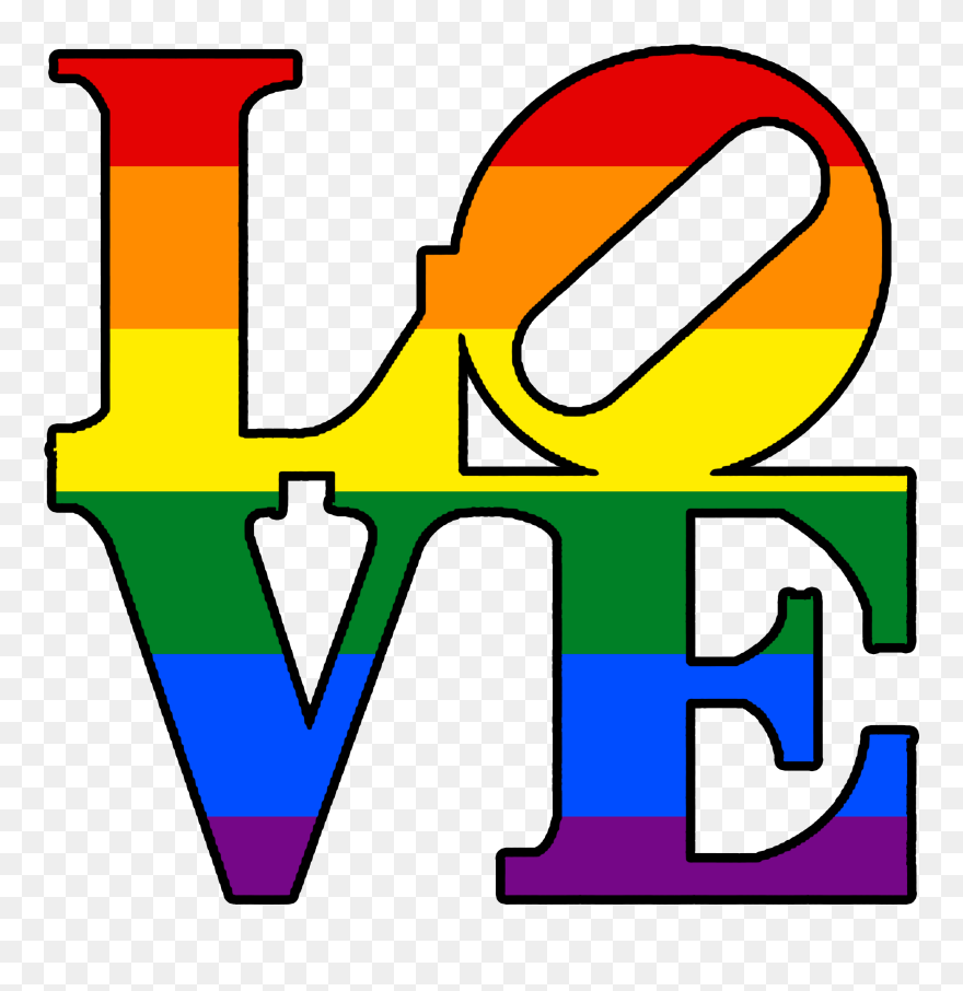 On The Desktop Backgrounds, Love, Type File - Lgbt Love Is Png Clipart