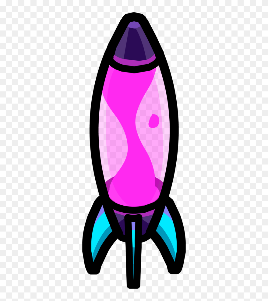Pink Rocket Ship Logo Clipart