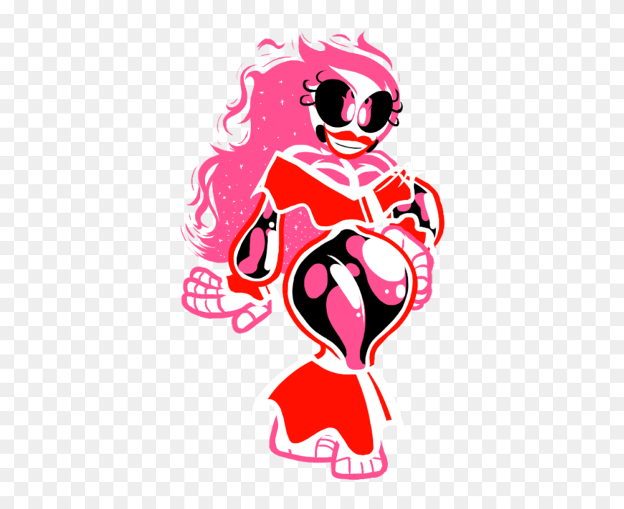 Pic For A Friend, A Lava Lamp Fire Skeleton Chick - Cartoon Clipart
