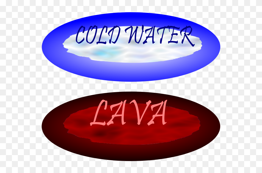 Water And Lava Filter - Circle Clipart