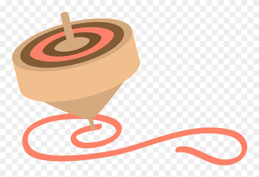 Spinning Top Clipart - 独楽 イラスト - Png Download