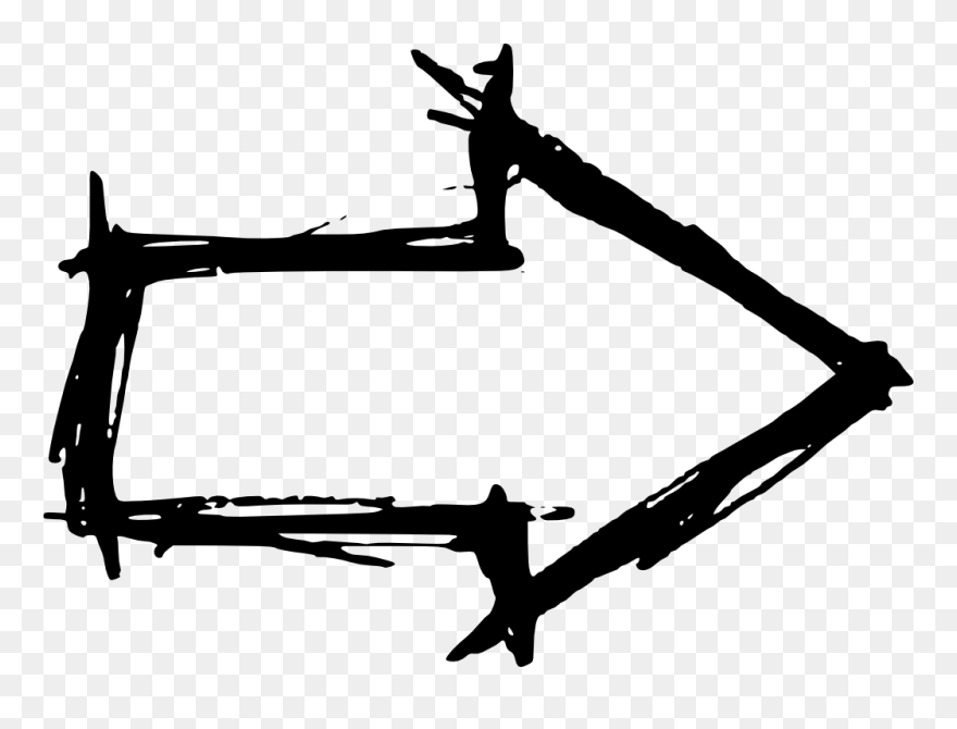 Free Png Hand Drawn Arrows - Transparent Background Png Handdrawn Arrow Clipart