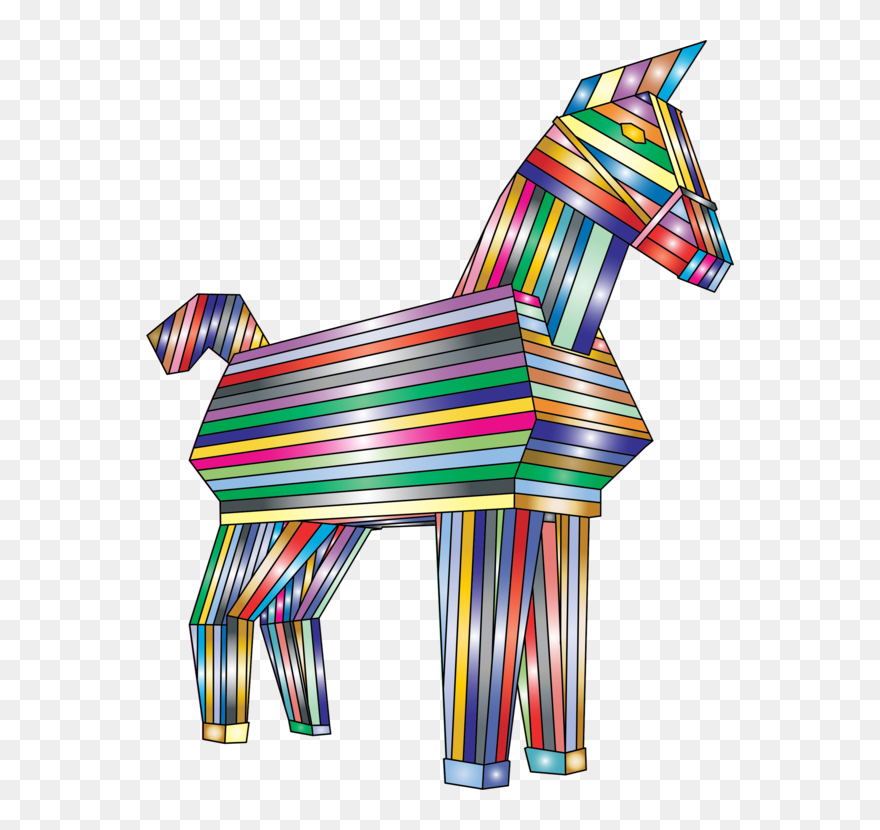 Angle,line,horse - Truva Atı Png Clipart