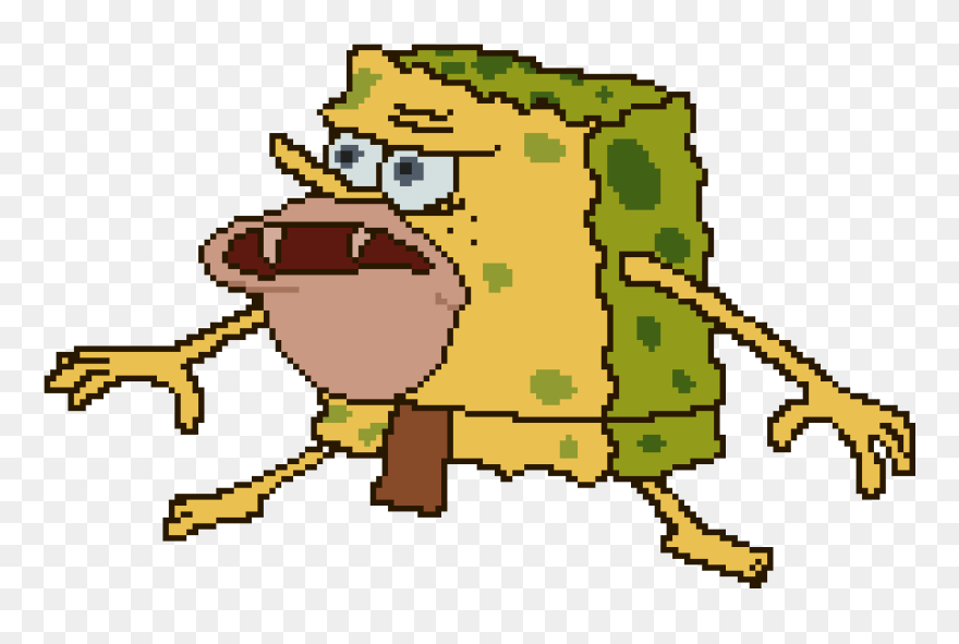 Spongebob Caveman Transparent Clipart