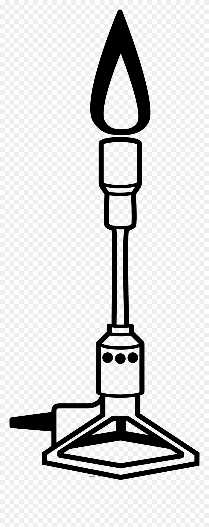Bunsen Burner Coloring Page - Bunsen Burner Coloring Pages Clipart