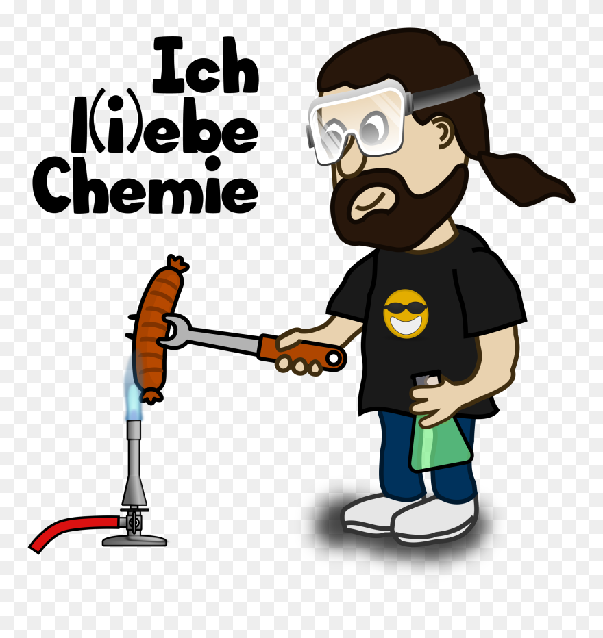 Ich Liebe Chemie Clip Arts - Comic Characters Bearded Guy - Png Download