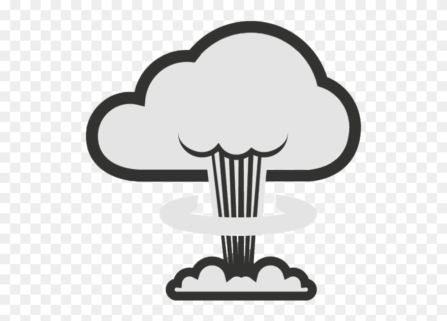 Mushroom Cloud Clipart - Emblem - Png Download