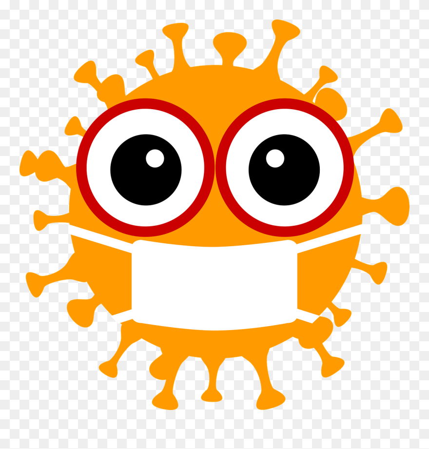 Coronavirus Cartoon For Kids Clipart