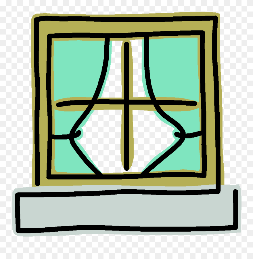 Objetos Del Salon De Clases La Ventana Clipart