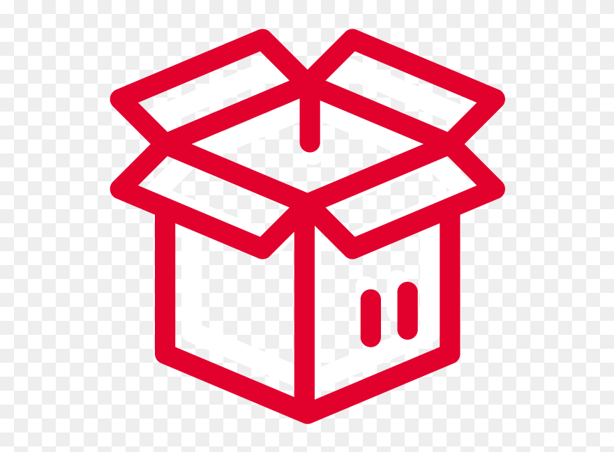 Typically Holds - Outline Of Open Box Clipart
