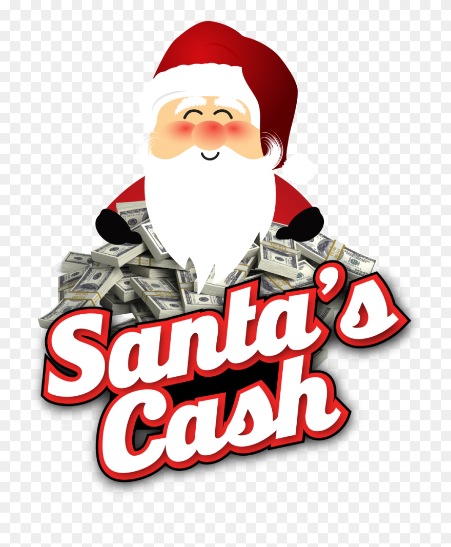 Santa Cash Clipart