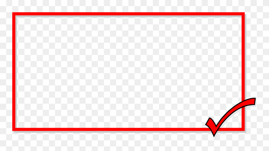 Red Check Borders Clipart - Colorfulness - Png Download