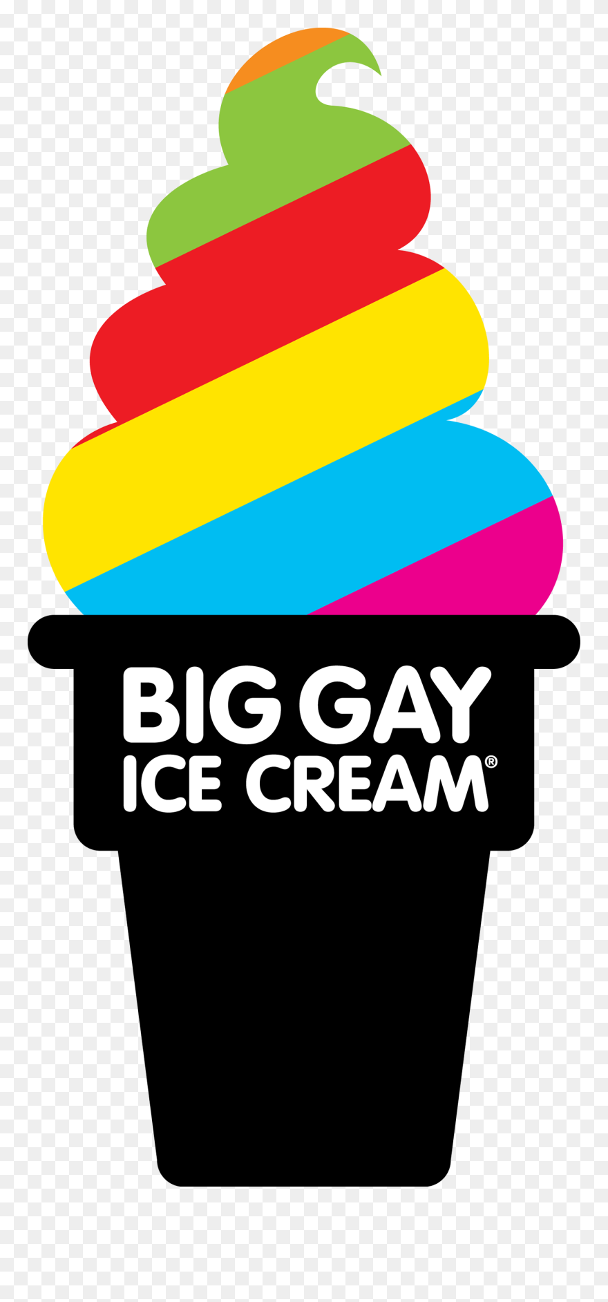 Transparent Ice Cream Shop Clipart - Big Gay Ice Cream Transparent - Png Download