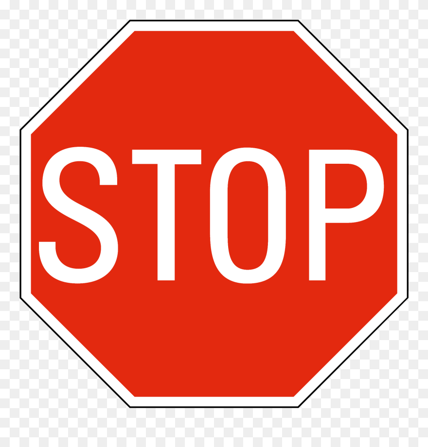 Printable Stop Signs - Stop Sign Clip Art Free - Png Download