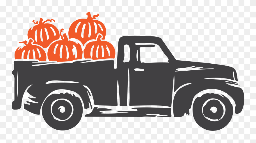 Hayride Clipart Hay Truck - Pumpkin Truck Clip Art - Png Download