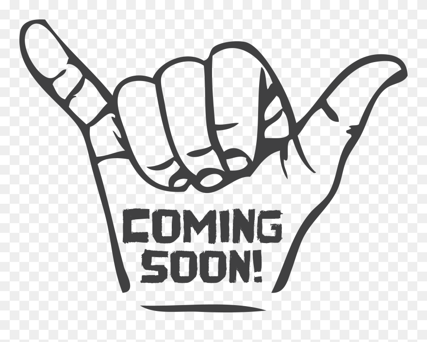 Hang Ten Hand Sign - Hang Loose Silhouette Png Clipart