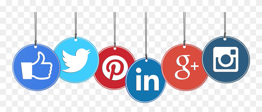 Transparent Social Media Marketing Clipart