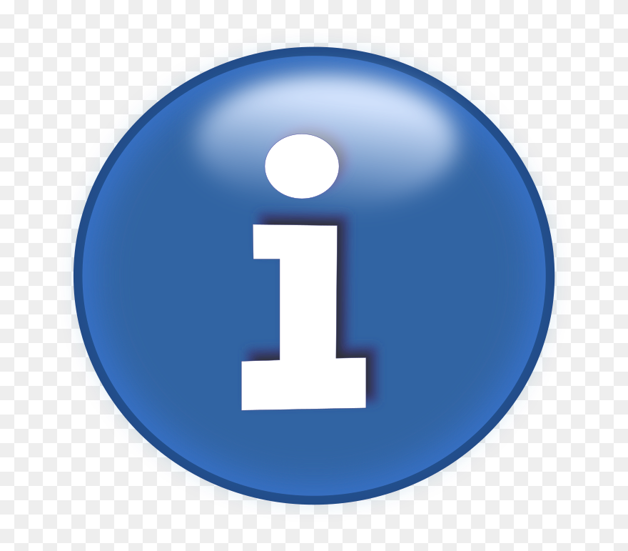 Information Sign Clipart Black Info Icon Transparent - Info Button No Background - Png Download