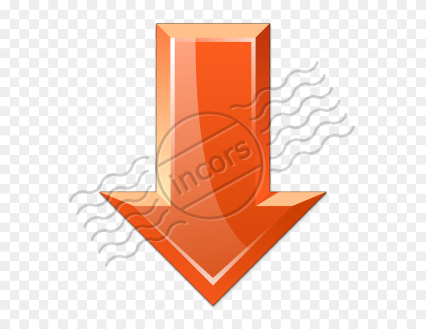 Arrow Down Green Icon Clipart