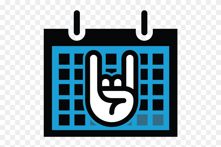 Tickets Clipart Editable - Events Calendar Icon - Png Download