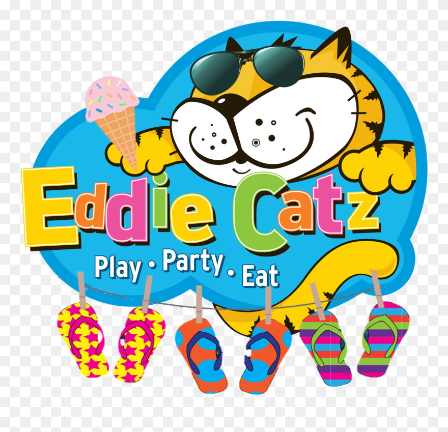 Transparent Childrens Christmas Party Clipart - Eddie Catz Logo - Png Download