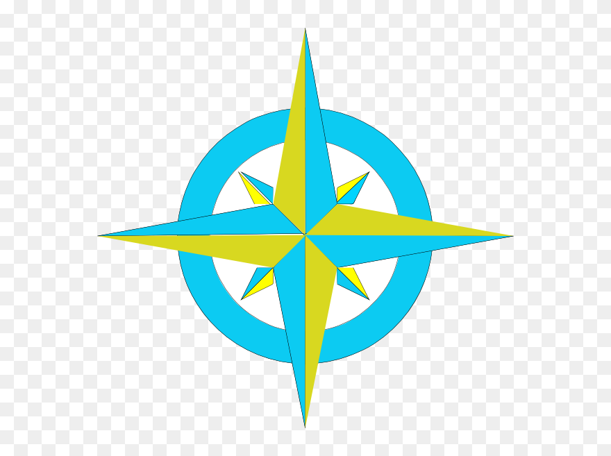 North West East South Vector Clipart