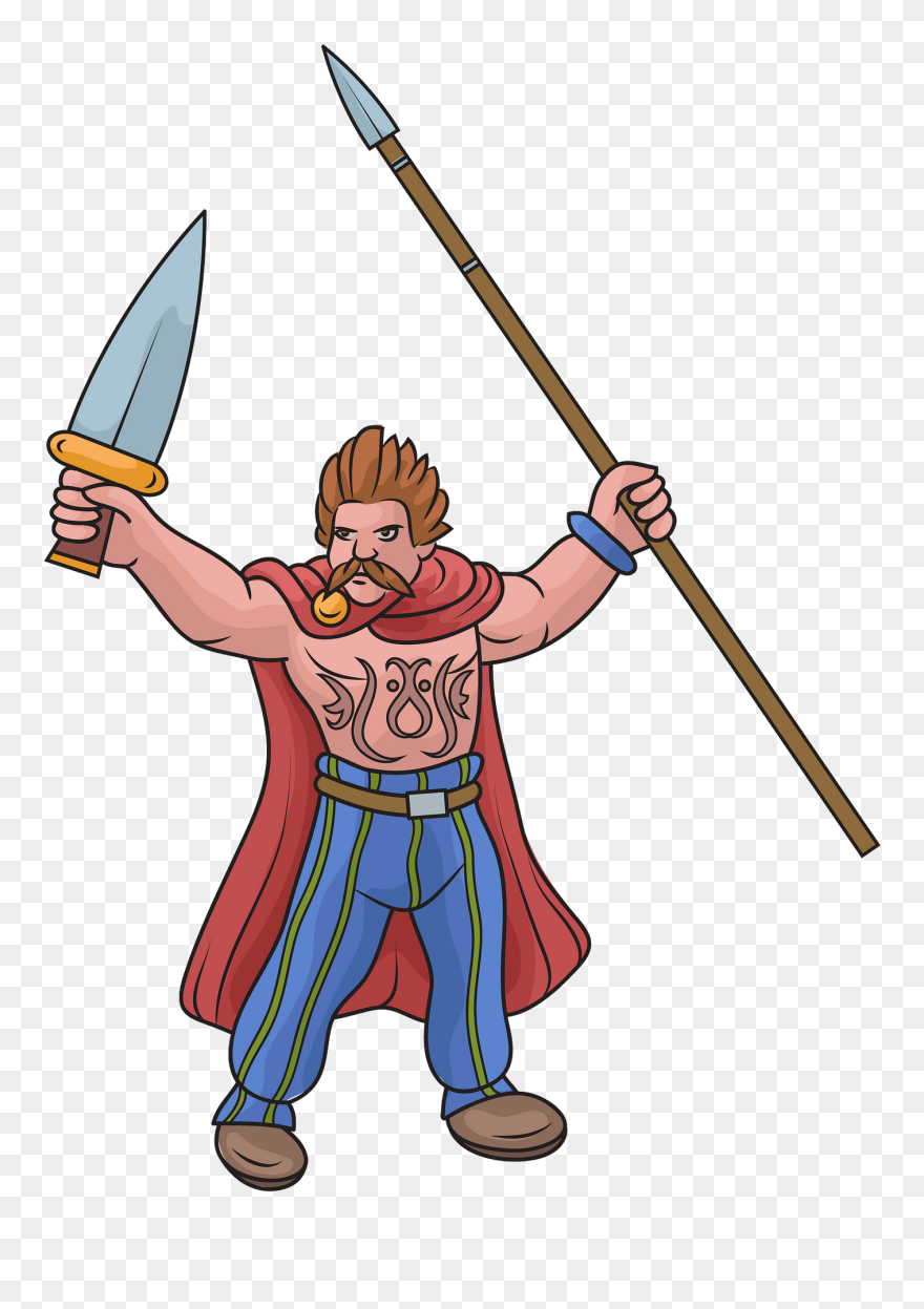Celtic Warrior Clipart - Png Download