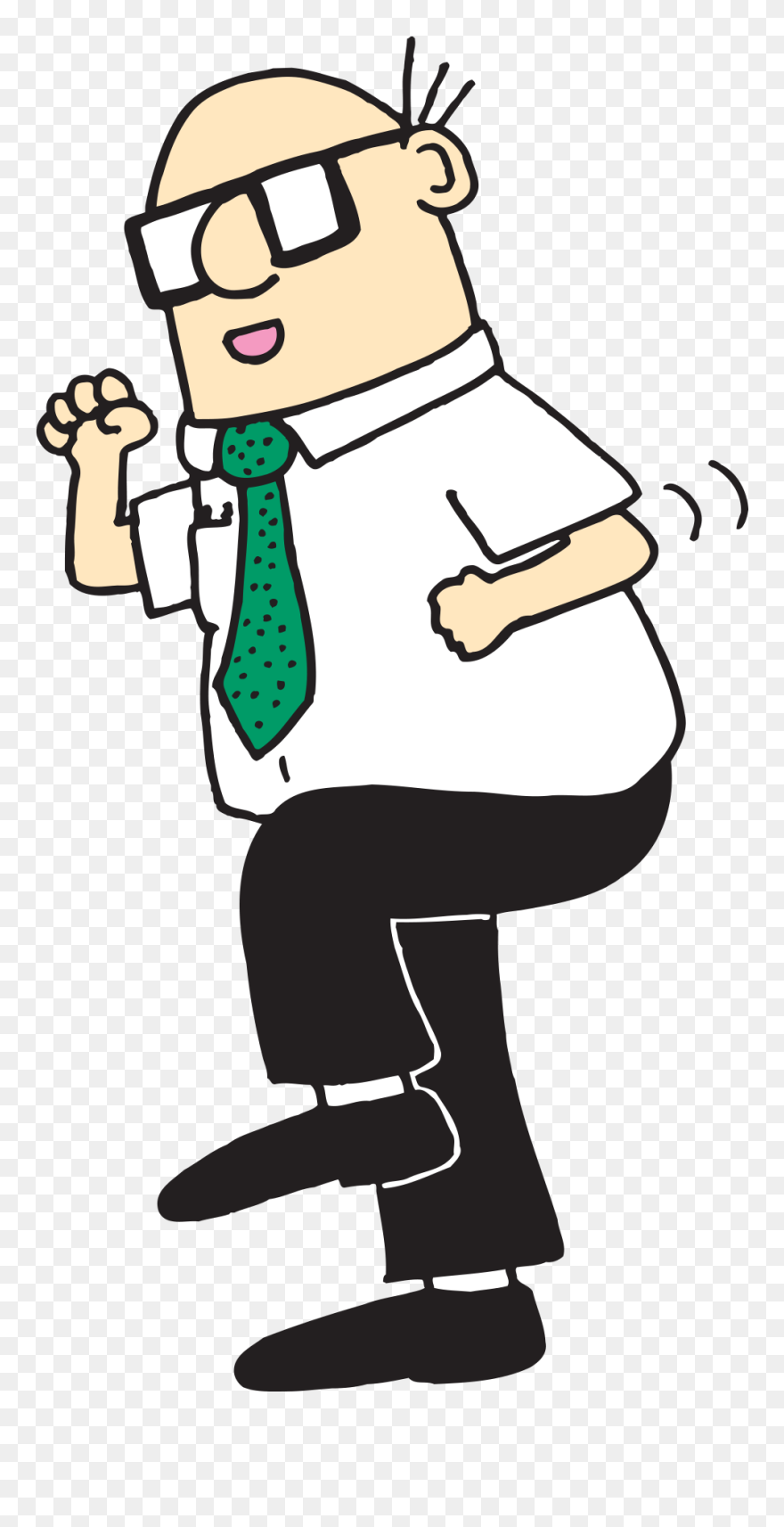 Wally Dancing - Cartoon Clipart