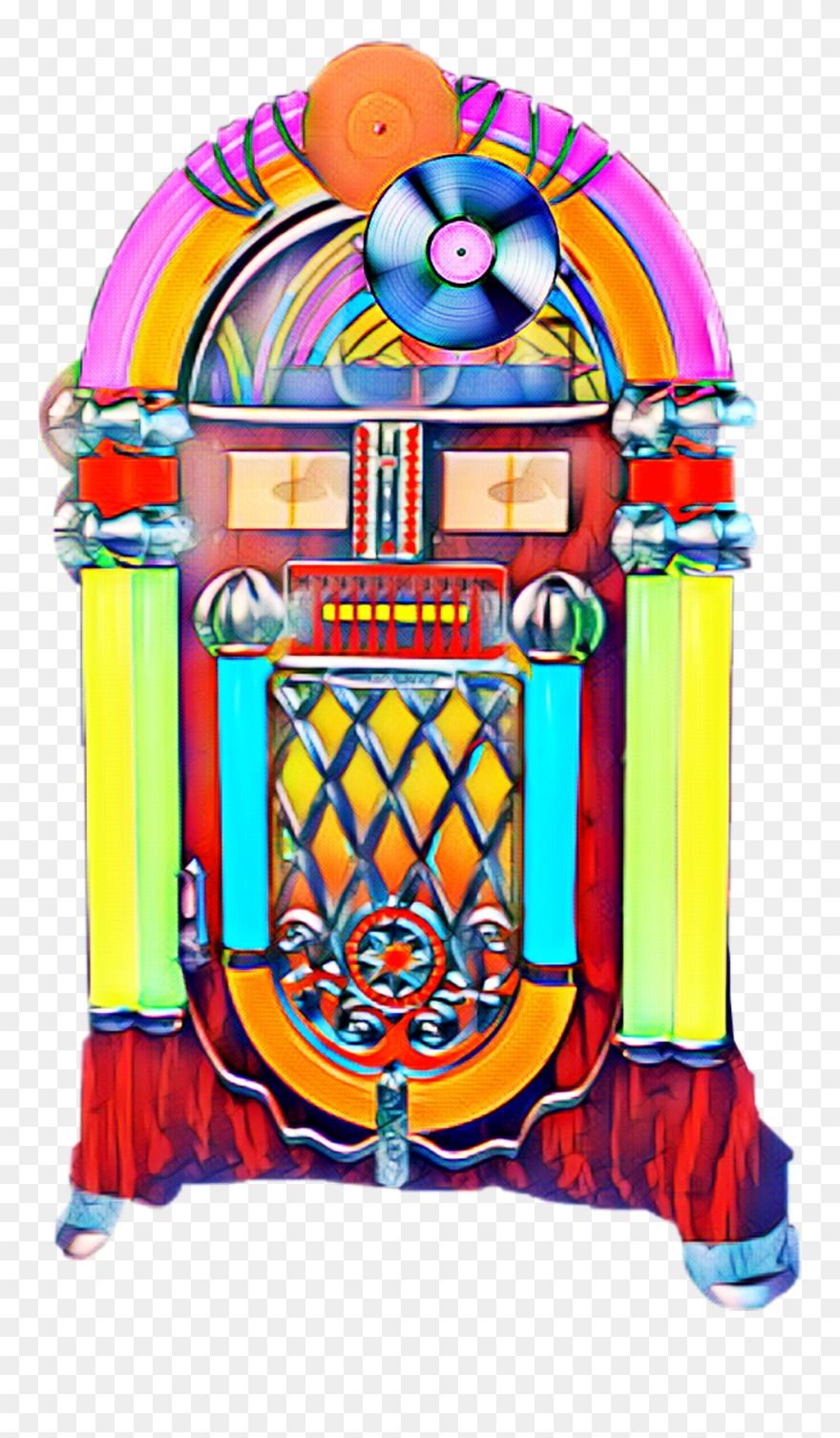 #retro #jukebox Clipart