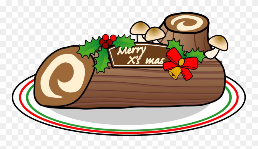 Yule Log Png Clipart - イラスト ブッシュ ド ノエル Transparent Png