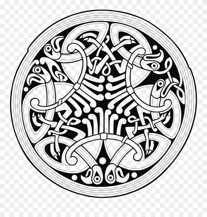 Circle Celtic Ornament - Circle Celtic Knot Clipart