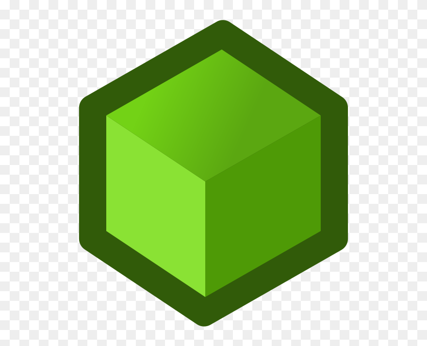 Cube Green Png Clipart