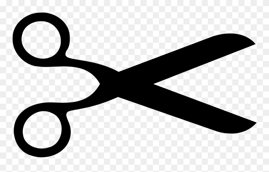 Black Scissor Clipart - Png Download