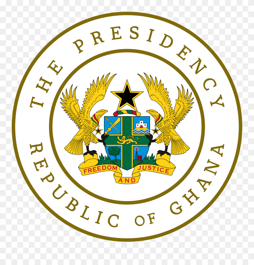 Transparent Inauguration Clipart - Vector Ghana Coat Of Arms Png