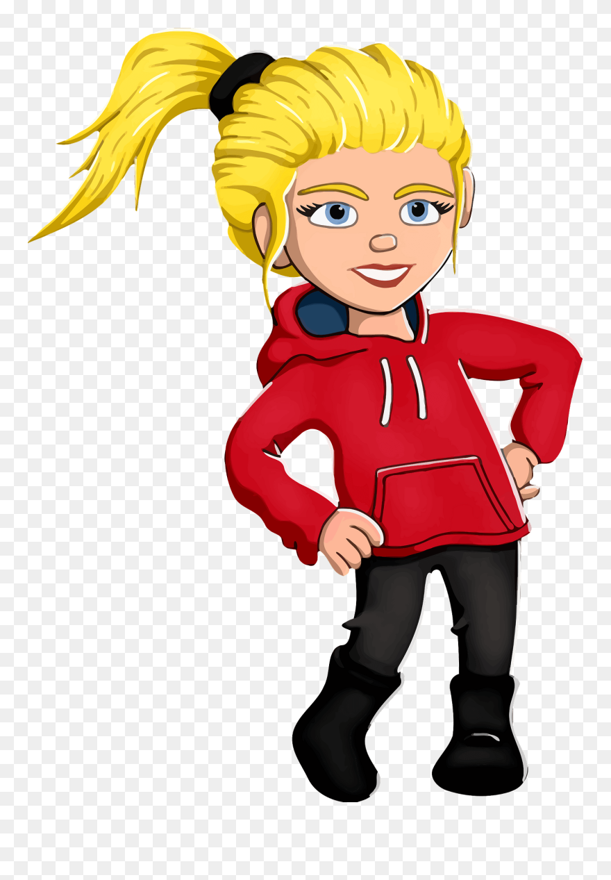 Hands On Hips Clip Art - Png Download