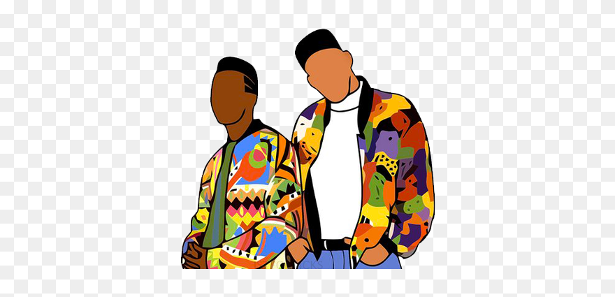 Rapper Money Clipart Picture Transparent Bel Air Boys - Fresh Prince Of Bel Air Clipart - Png Download