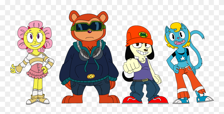 Parappa Team - Anime Parappa The Rapper Clipart