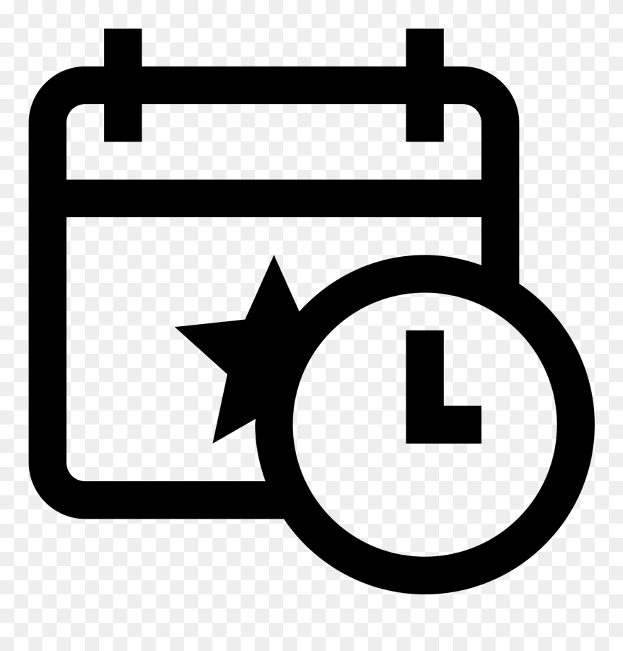 Contract Clipart Tentative - Calendar Icon Png Transparent Png