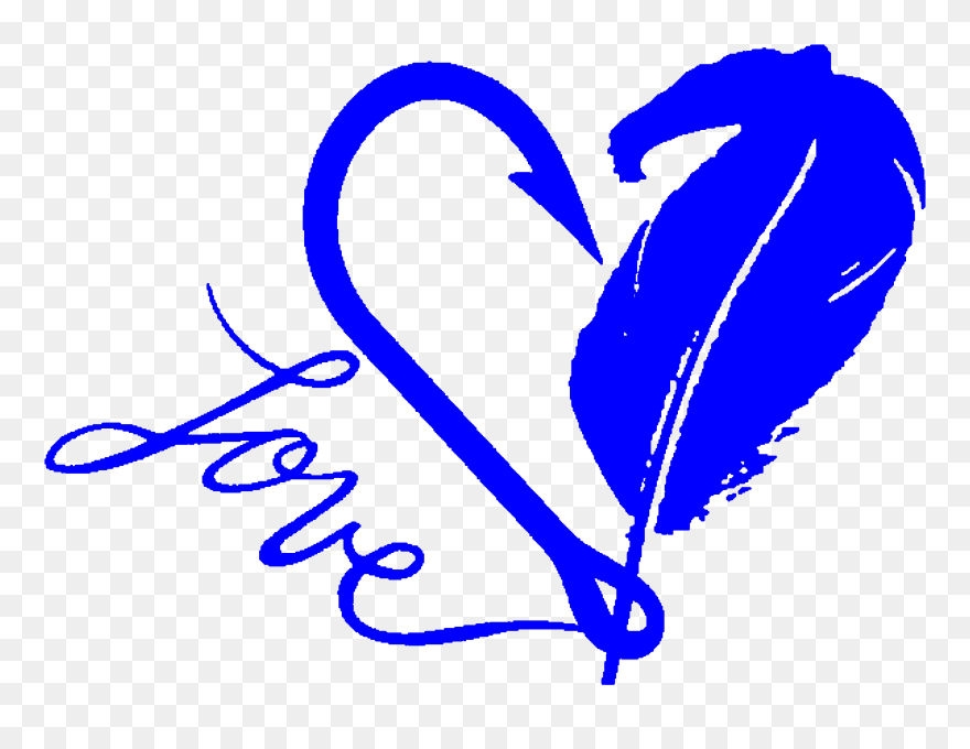 Jpg Freeuse Stock Fish Hook Heart Clipart - Fish Hook - Png Download