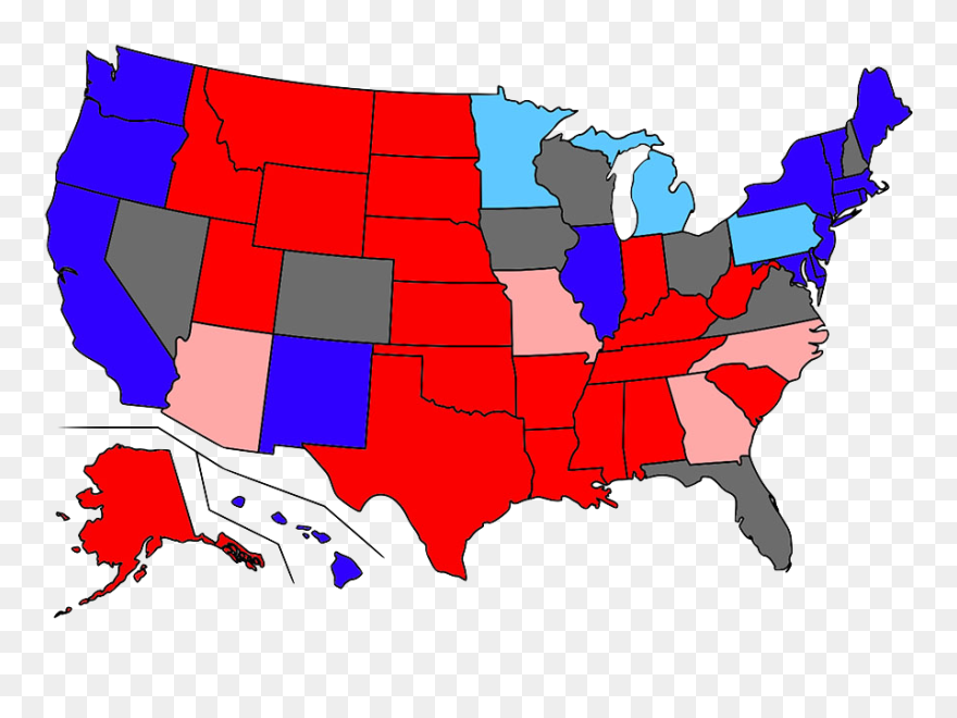 The Cavchron - Usa Map Black Png Clipart