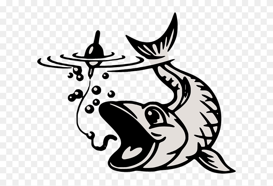 Clip Art Fish Hook - Png Download