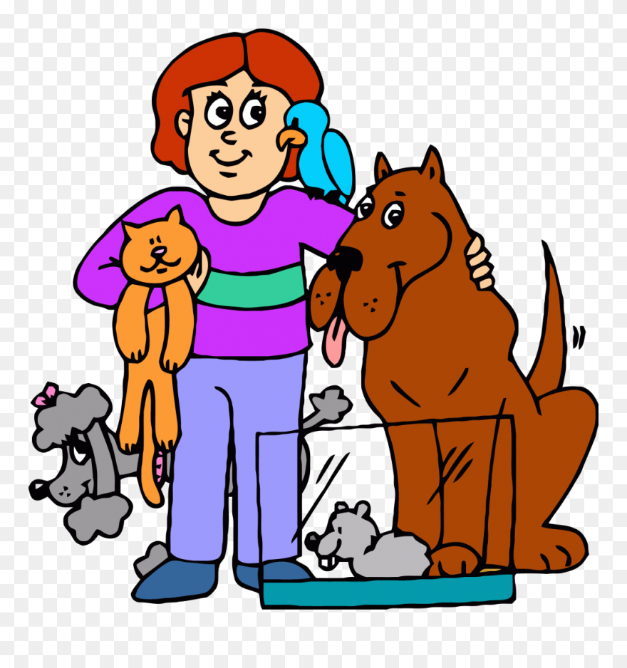 People And Animals Clipart - Png Download