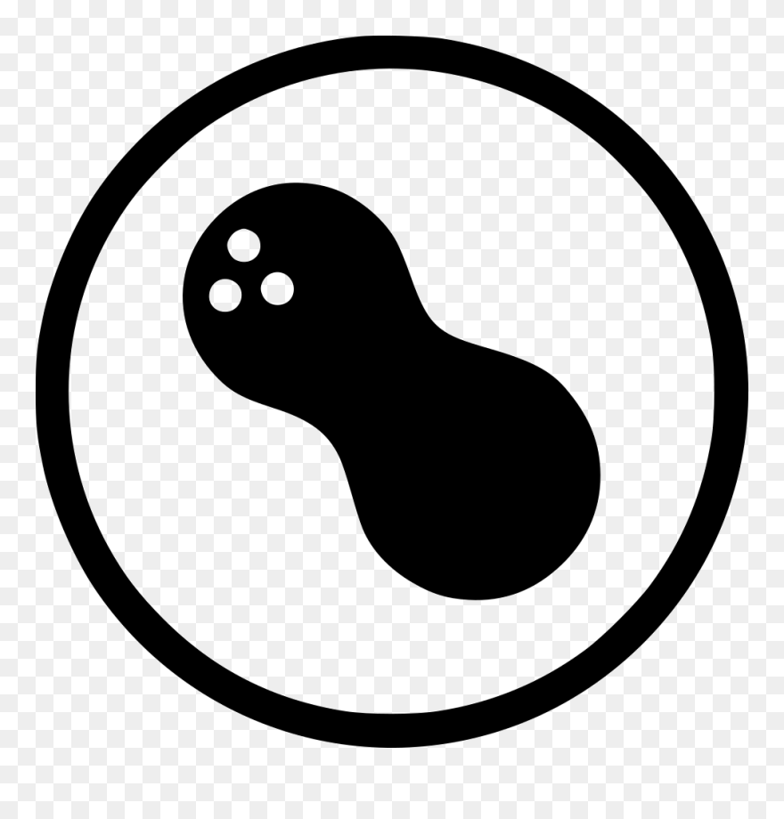 Peanut Clipart Svg - Black And White Cartoon Peanut Png Transparent Png