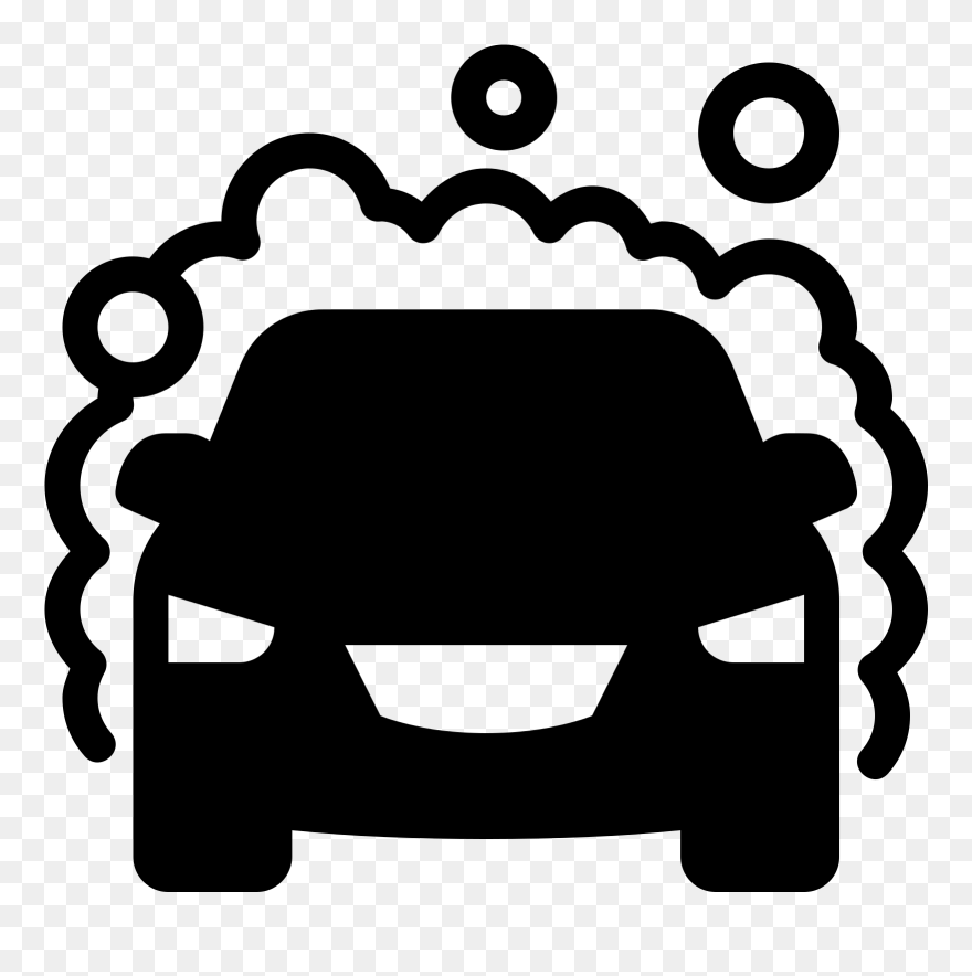 Car Wash Black And White Clipart Image Freeuse Stock - Auto Detailing Clip Art - Png Download